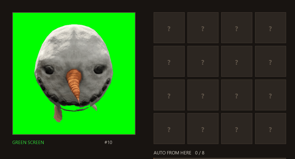 Auto capture animation